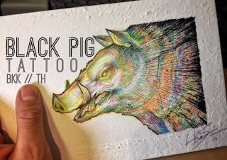 Black Pig Tattoo BKK | Beauty