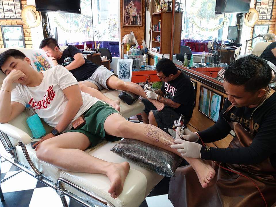 BT Tattoo Thailand Bangkok | Bamboo tattoo, Tattoo studio, Sak yant tattoo