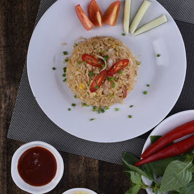 Malaysia Fried Rice with Prawns မေလးရွားပုဇြန္ထမင္းေၾကာ္ | SKY FOOD | yathar