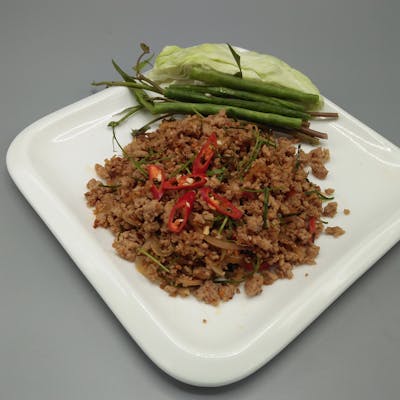 Thai Style Mincing Pork Salad ထိုင္းစတိုင္ဝက္စဥ္သားသုပ္ | SKY FOOD | yathar