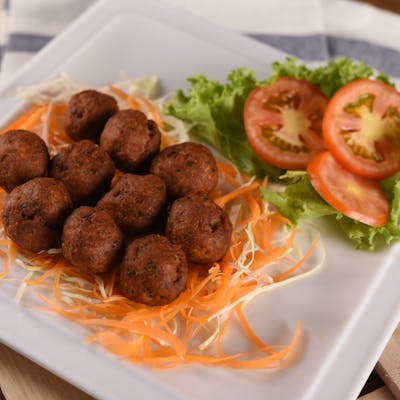 Deep Fried Mutton Balls	ဆိတ္သားလံုးေၾကာ္ | SKY FOOD | yathar