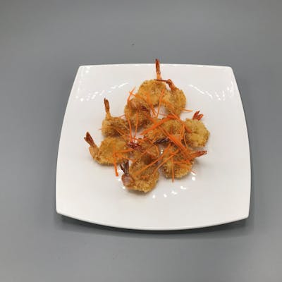 Deep Fried Shrimp ပုဇြန္ၾကြပ္ေၾကာ္ | SKY FOOD | yathar
