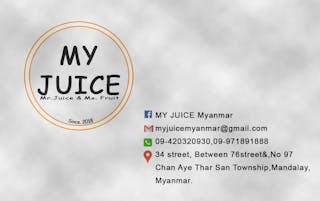 MY JUICE Myanmar | yathar