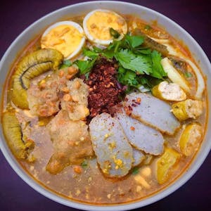 ငါးဥ မုန့်ဟင်းခါး( ရှယ်စုံ ) | Phay Toke Myanmar Food Restaurant | yathar
