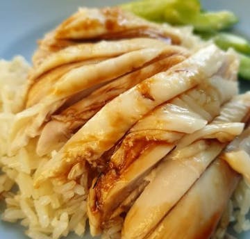 Hainanese chicken rice shop Nong Muay Charan 60 photo by Da Vid  | yathar